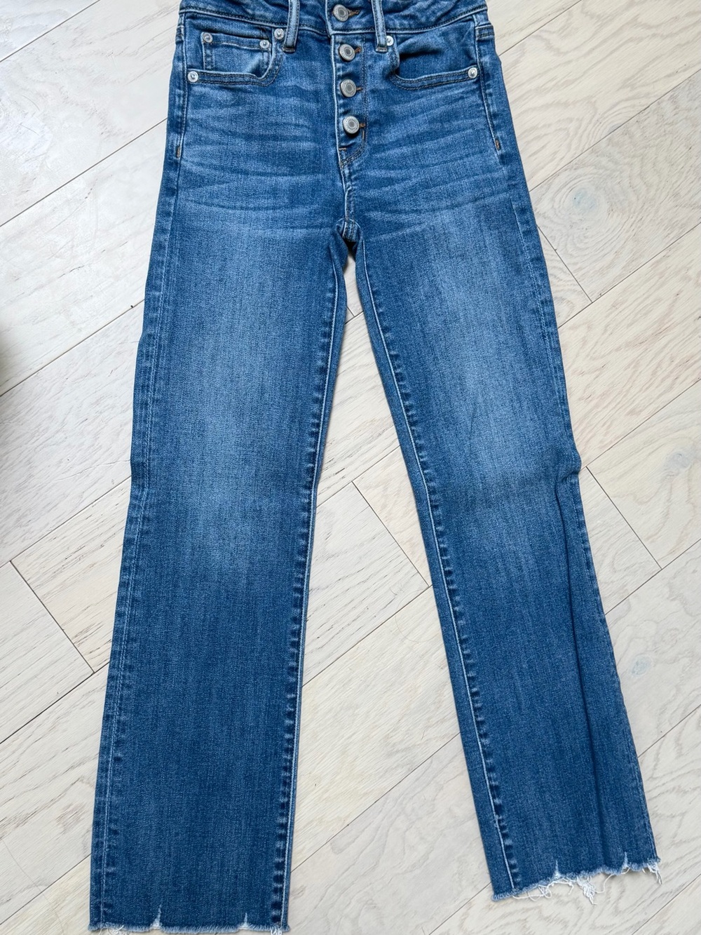 American Eagle High-Rise Flare Leg Stretch Jeans - Size 00